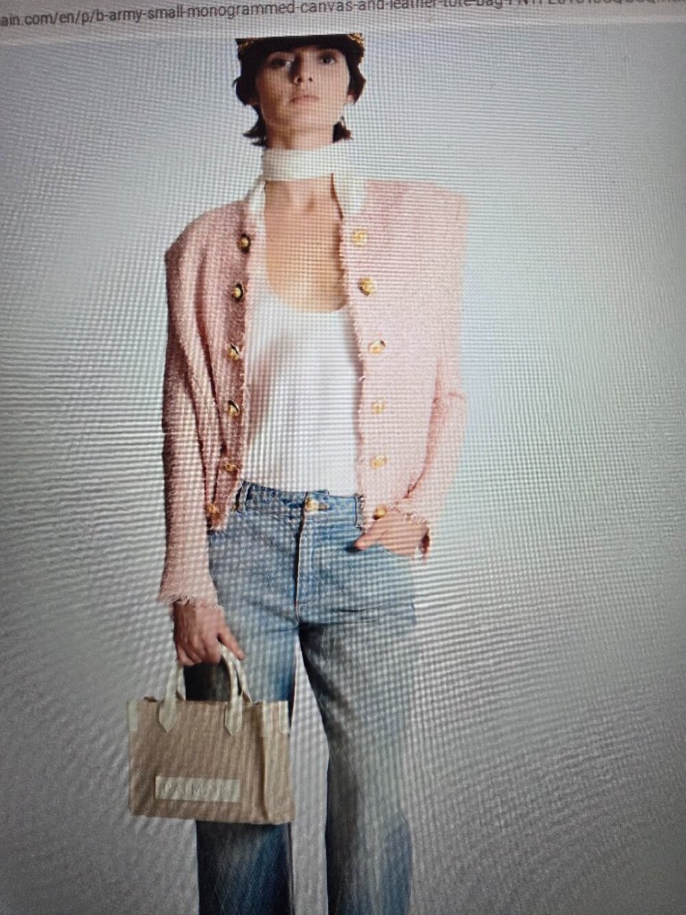 100% Authentic Balmain open tote bag NWT